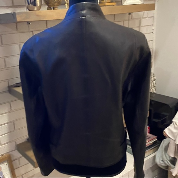 Black Theory Phelan New Ford Leather Jacket, Large - Picture 10 of 15